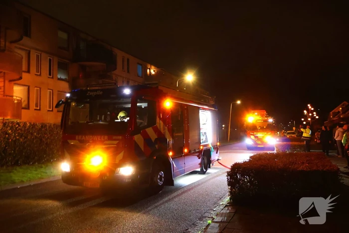 Balkons zwartgeblakerd na brand in appartement