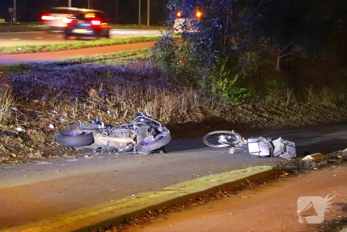 Ernstig ongeval tussen motorrijder en fietser