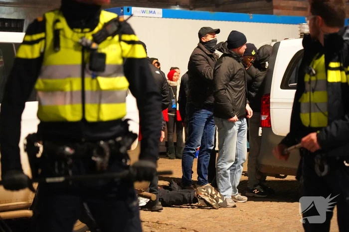 Massale politie-inzet wegens enorme drukte