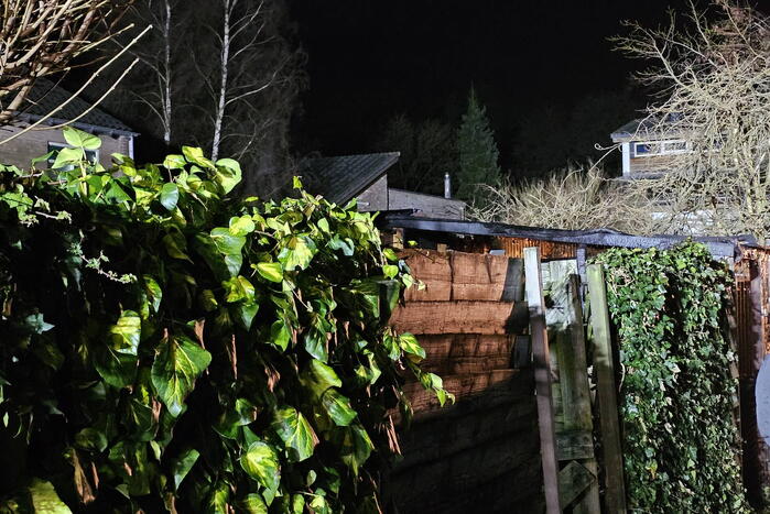 Brand in schuur van woning snel geblust