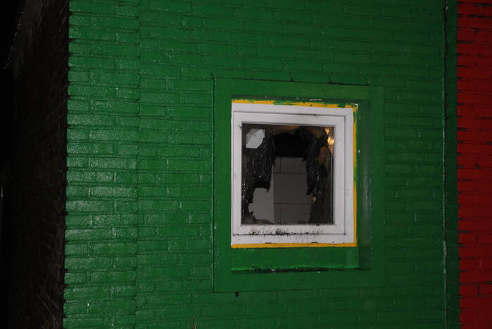 Brand in pizza zaak snel geblust