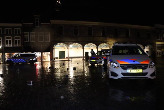 Grote politie-inzet na vernielingen en overlast in binnenstad