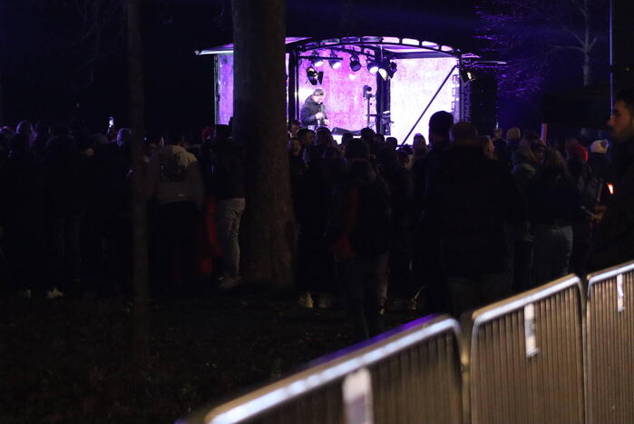 Grote drukte bij nieuwjaarsfeest