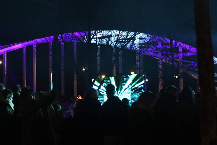 Grote drukte bij nieuwjaarsfeest