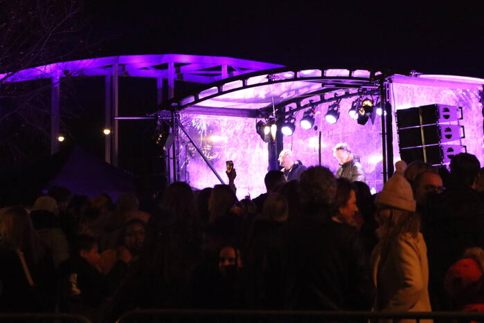 Grote drukte bij nieuwjaarsfeest