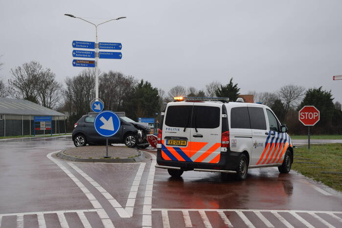 Ongeval tussen twee voertuigen op bekende kruising