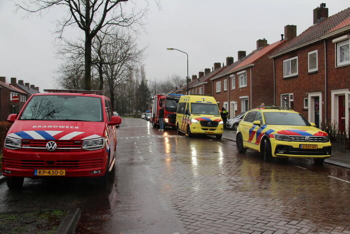 Traumateam en brandweer ingezet voor incident in woning