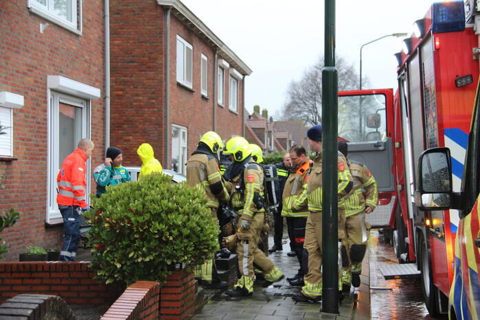 Traumateam en brandweer ingezet voor incident in woning