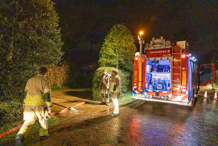 Kelder van woning vol water