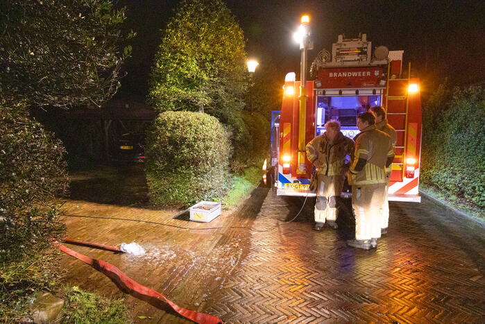 Kelder van woning vol water