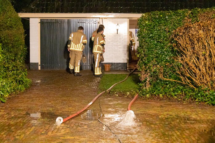 Kelder van woning vol water