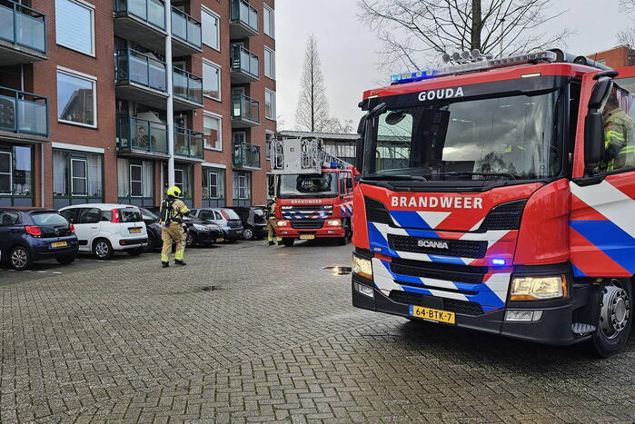 Felle brand in flatwoning