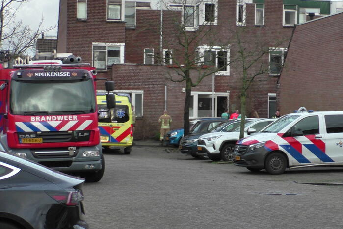 Matras vat vlam in woning