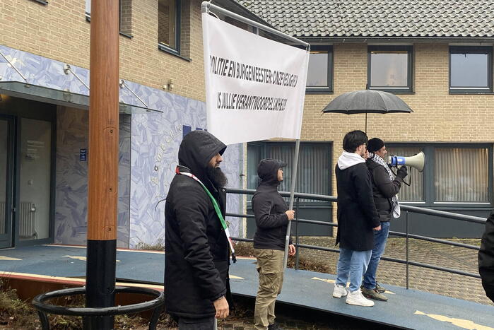 Veel politie-inzet bij demonstratie voor Marokaans gezin
