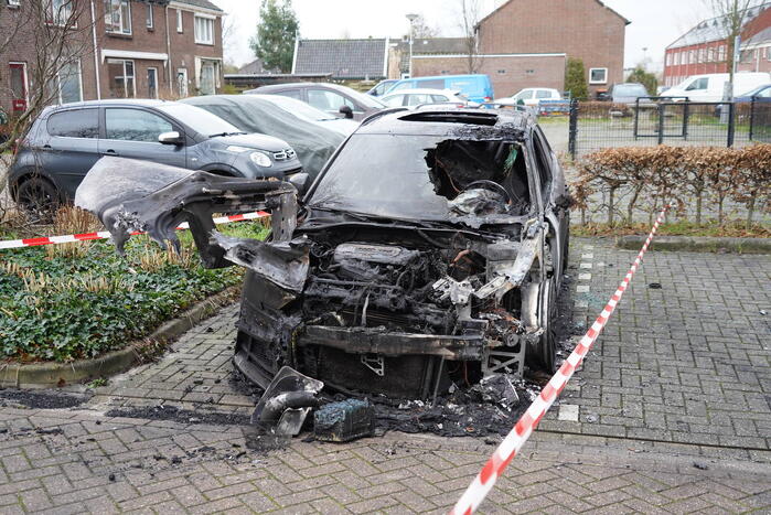Onderzoek naar brand in geparkeerde auto