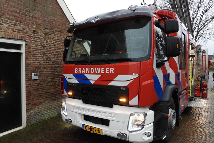 Brand in schoorsteen snel onder controle