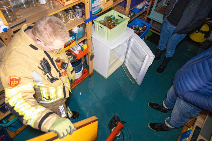 Wateroverlast in kelder van woning