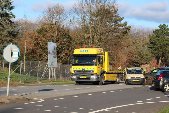 Vier voertuigen betrokken bij ongeval