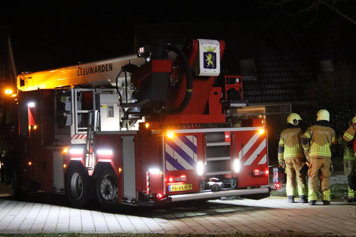 Flinke rookontwikkeling bij schoorsteenbrand