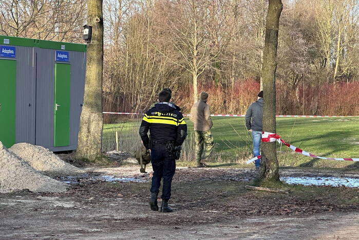 Explosief aangetroffen tijdens graafwerkzaamheden