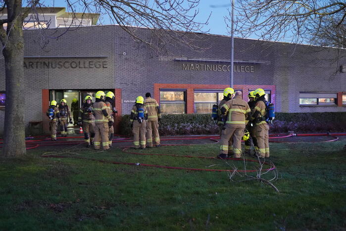 Grote brand in schoolgebouw