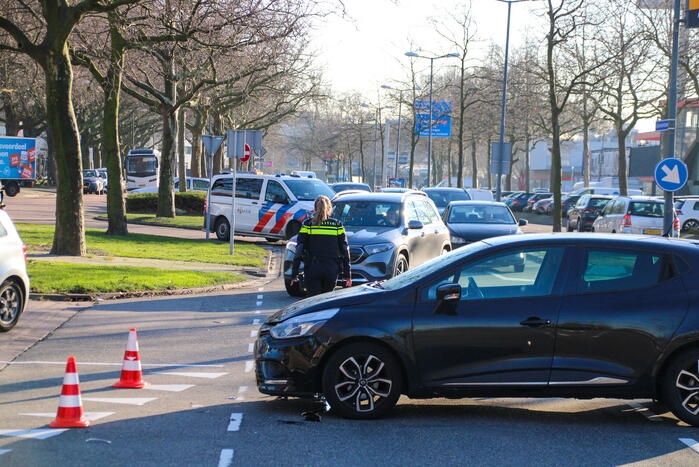 Verkeershinder door aanrijding