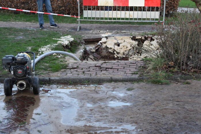 70 Woningen zonder water door leidingbreuk