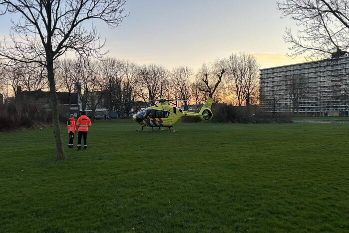 Traumateam ingezet voor medische noodsituatie in een appartementencomplex