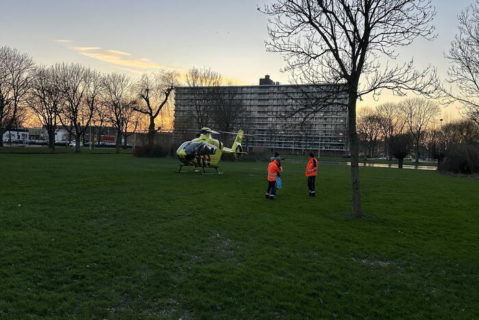 Traumateam ingezet voor medische noodsituatie in een appartementencomplex