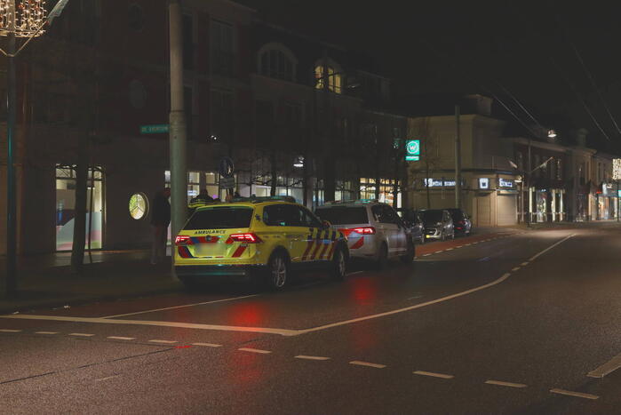 Fatbiker komt ten val door gladheid