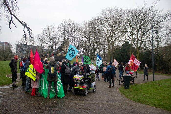 Demonstratie tegen nieuwe gascentrale
