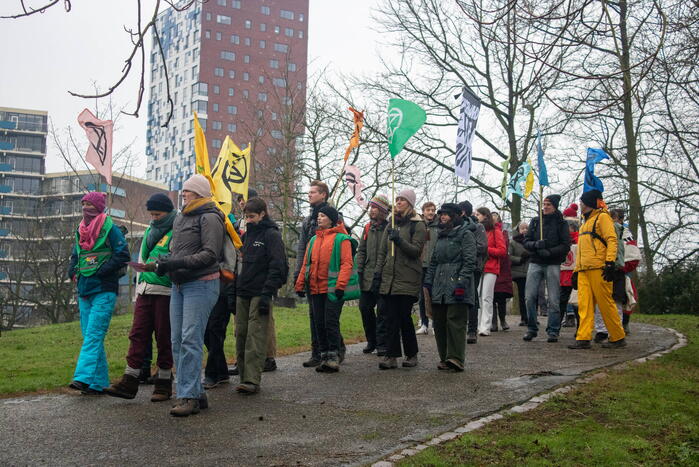 Demonstratie tegen nieuwe gascentrale