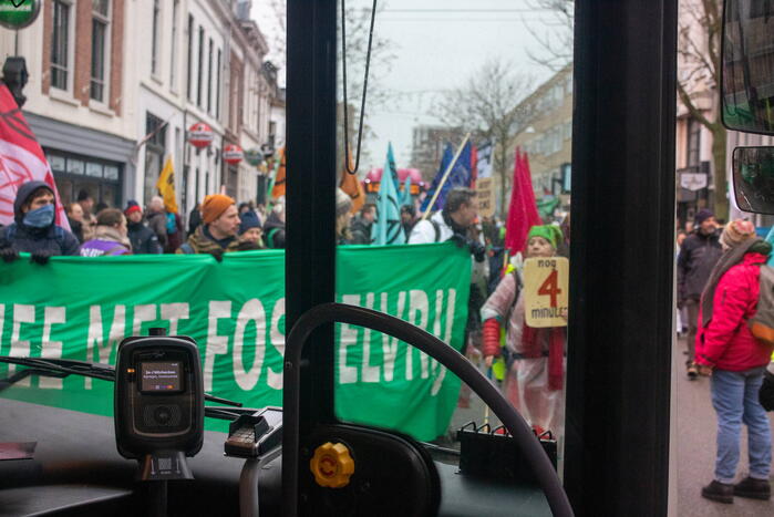 Demonstratie tegen nieuwe gascentrale