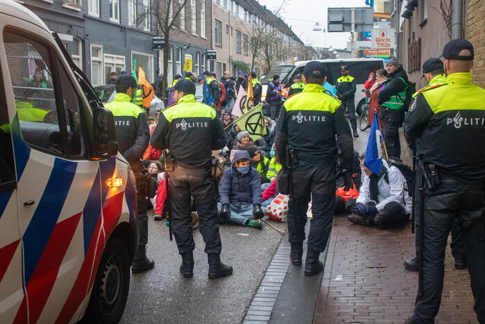 Demonstratie tegen nieuwe gascentrale
