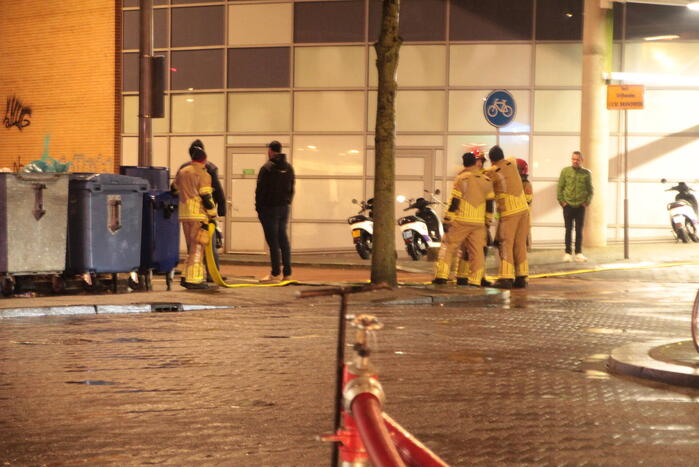 Hevige rookontwikkeling bij grote brand