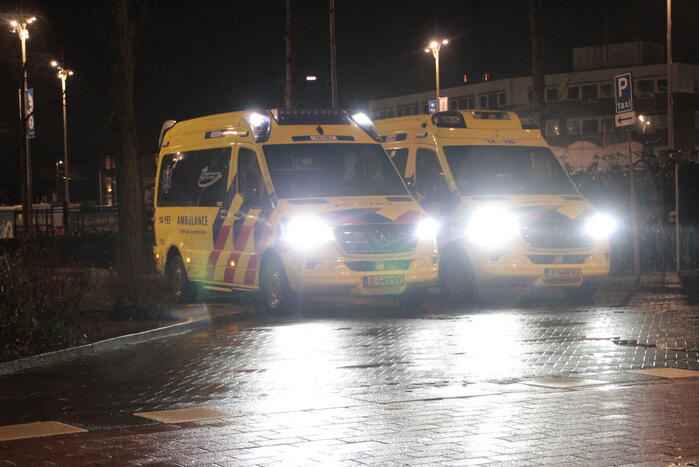 Hevige rookontwikkeling bij grote brand