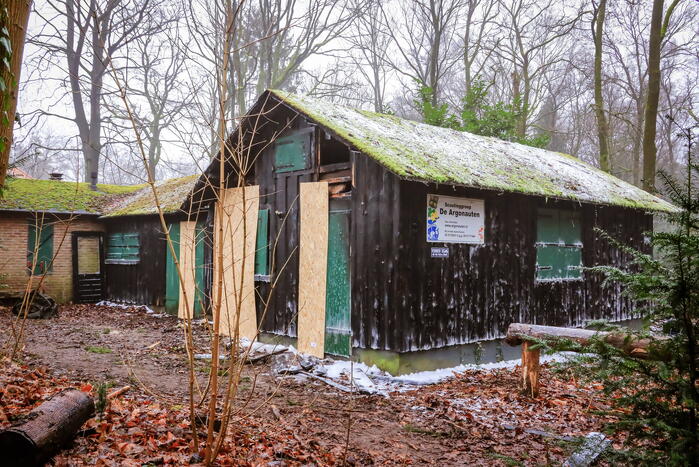 Forse schade aan scouting gebouw na brand