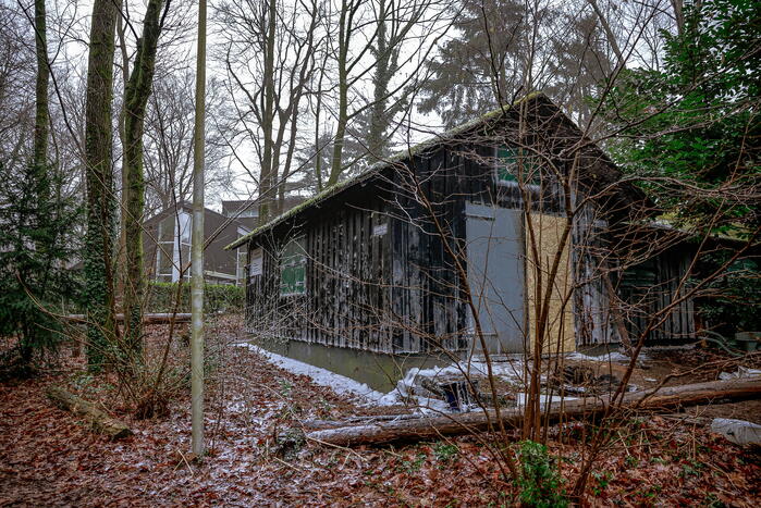 Forse schade aan scouting gebouw na brand