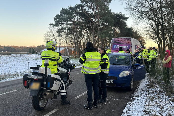 Grote politiecontrole bij Camping Bakel