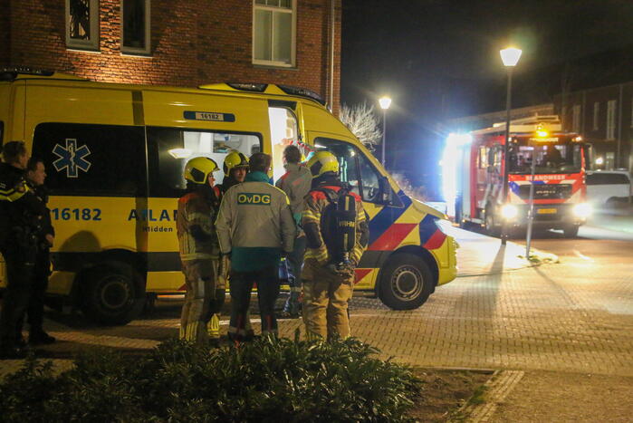 Hulpdiensten ingezet voor incident met mogelijk gevaarlijke stof in woning