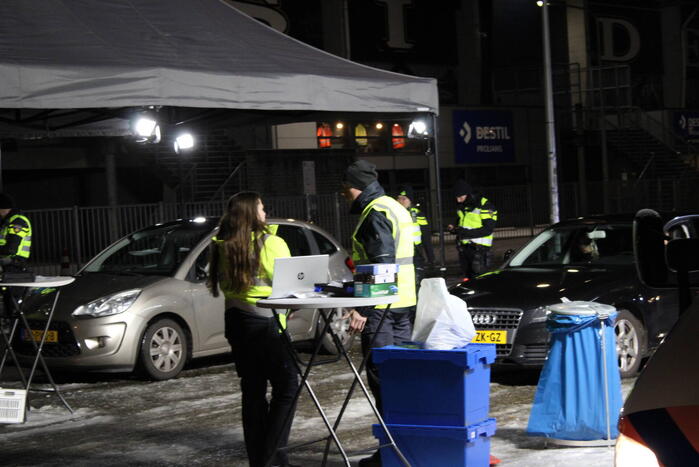 Veel voertuigen gecontroleerd bij grote verkeerscontrole