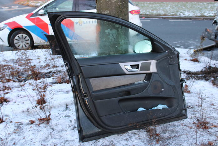 Gewonden bij ongeval op rotonde