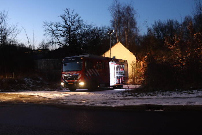 Rookontwikkeling door brand in schuur