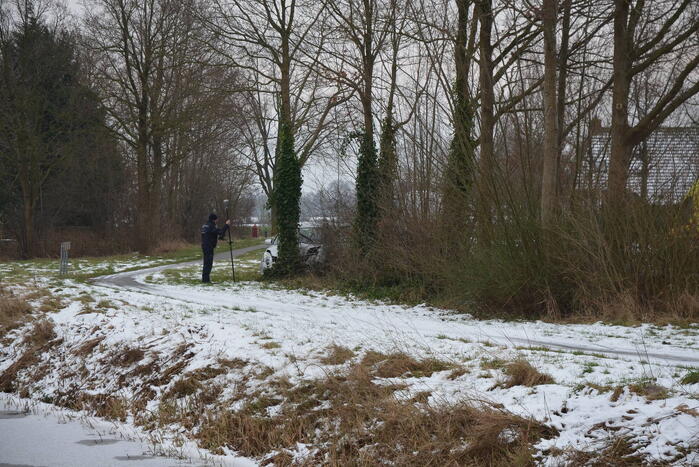 Zwaargewonde bij eenzijdig ongeval