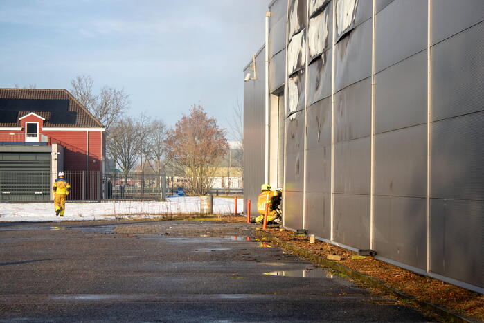 NL-alert voor grote brand in bedrijfspand