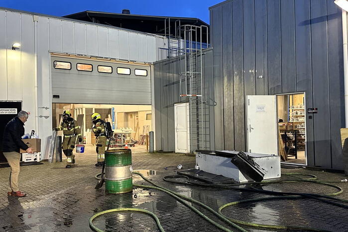 Fiets accu's vatten vlam