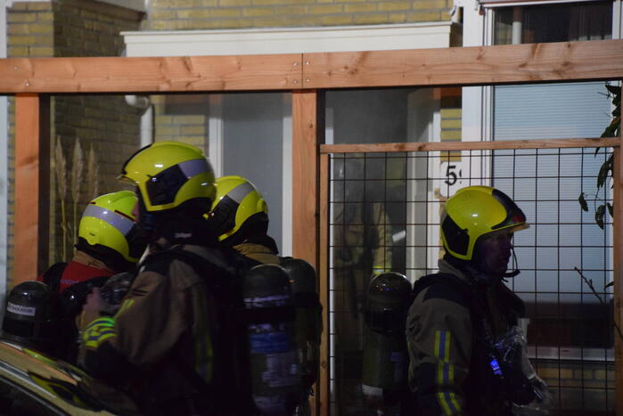 Rookontwikkeling bij brand in woning