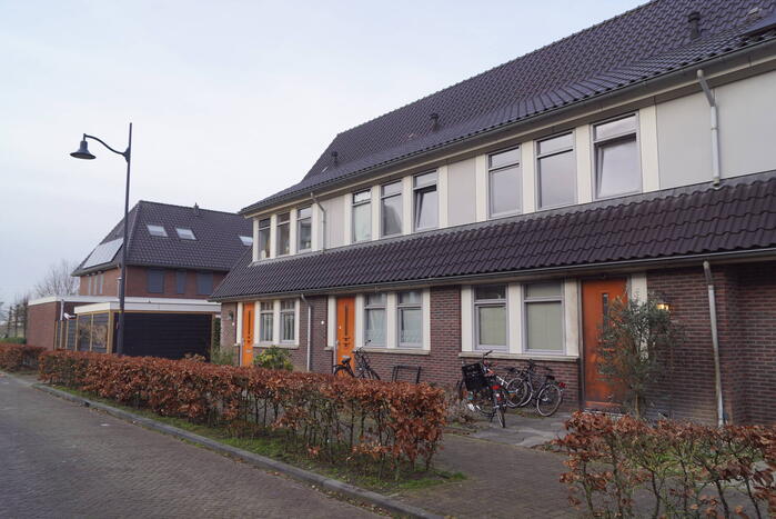 Schade door explosie bij woning