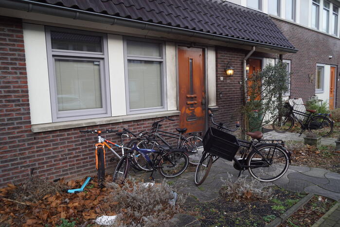 Schade door explosie bij woning