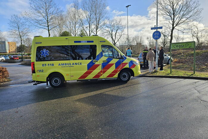 Flinke schade bij ongeval met twee personenauto's